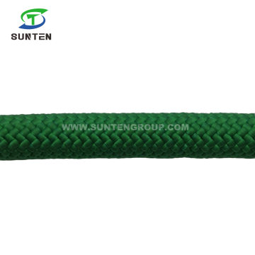 Green Polyester/Nylon/PP/Polypropylene/Polyamide/Plastic/Mountain Climbing/Rescue/Static/Safety Single Braided Rope